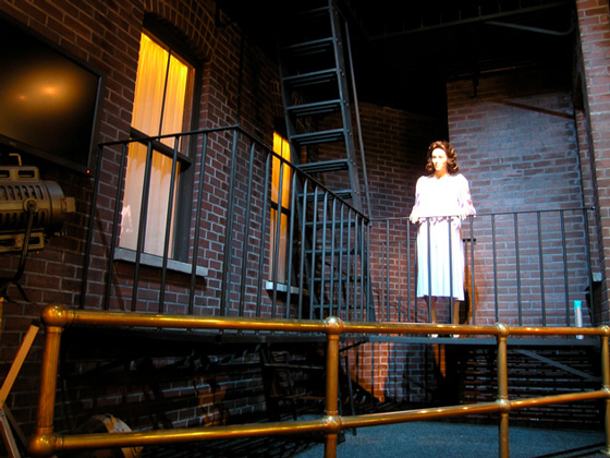 décor de "west side story" reconstitué pour le musée du cinéma à Bottrop en Allemagne.